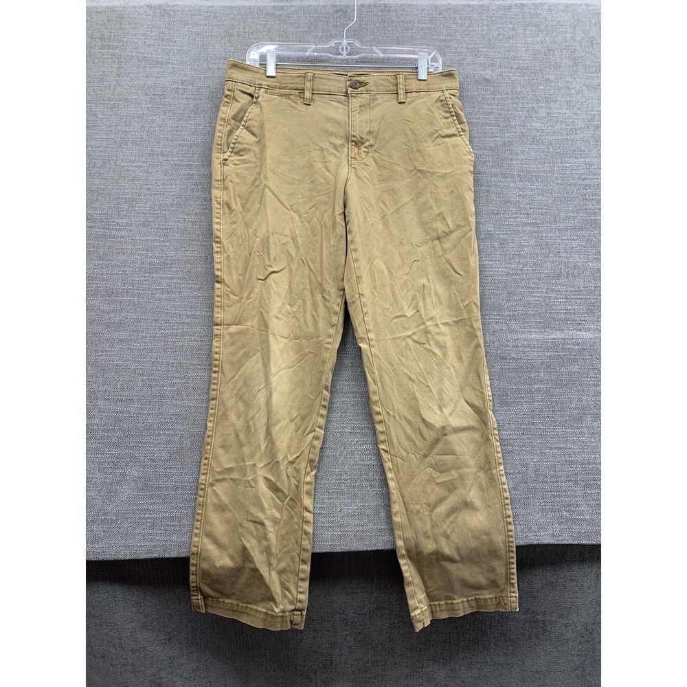 Sonoma Chino Pants Mens 32x30 Beige Cotton Flexwear Casual Stretch Straight Leg